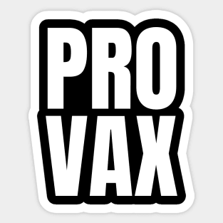 PRO VAX Sticker